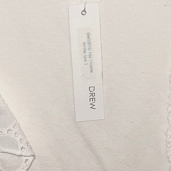 Drew White top NWT Small - Picture 4 of 4